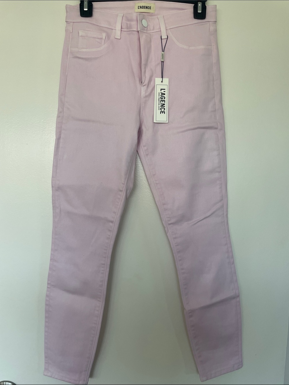 L'AGENCE Light Pink Skinny Jeans